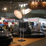 heres nissan's booth