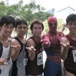 Spiderman to the rescue! (Best dressed participant)