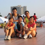 The morning running group
