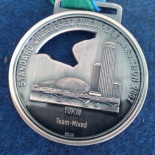 The 10km 3rd plalce medal.