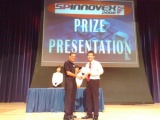The Gold award presented to my teammate, Khowming (I was the photographer haha)