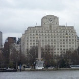 View of the embankment from the south bank