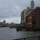 The OXO tower & beach area (only at low tide)