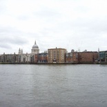 The cross-Thames views from the south bank