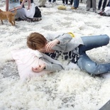 Whacked at the pillow fight