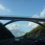 Funky bridges along the motorway