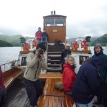 The front viewing deck of the steamer