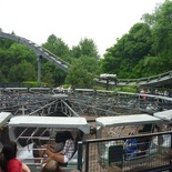 See how close the tracks get to the queues