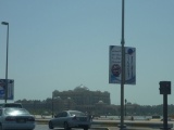 Emirates Palace Hotel in the distance