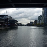 under the docklands rail system