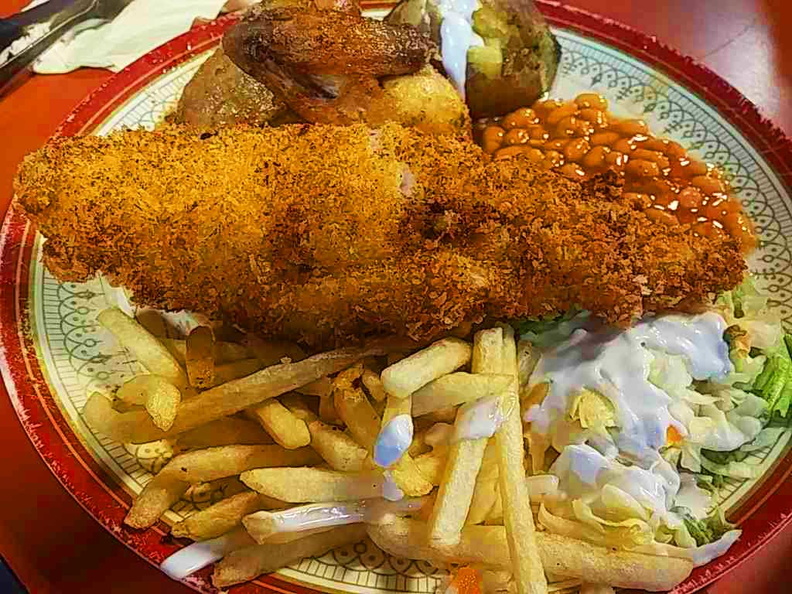 Chef Hainanese Western Half Chicken and Fish & Chips combo