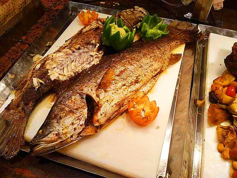 Asian Market Cafe Fairmont Grilled Sea bass