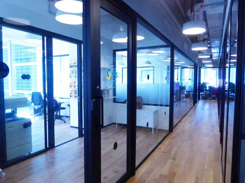 WeWork glass offices