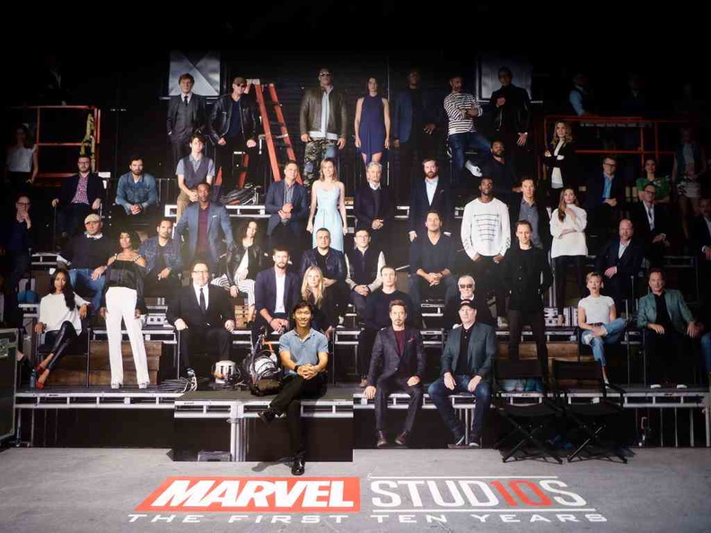 Marvel Studios crew of 10 Years