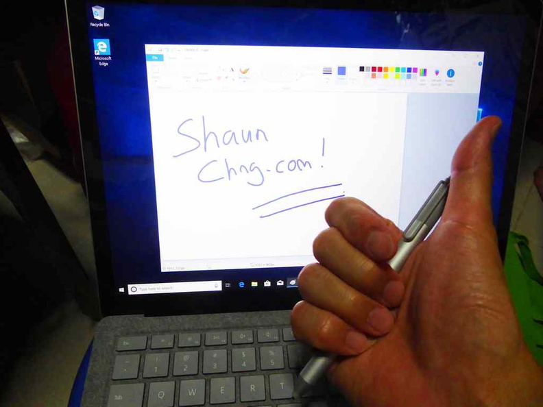 With 2048 levels of sensitivity, the Surface pen is excellent for notetaking and even drawing and painting