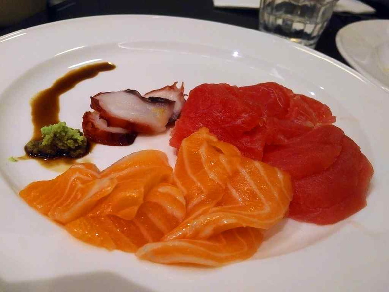 Sashimi is not great, but a redeeming factor to make up for the seafood