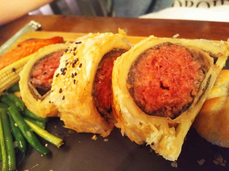 Impossible Beef Wellington. It is tad pricey at $39 for the offerings. I would recommend their regular beef instead