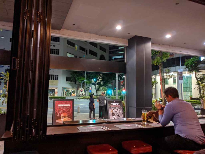 25 degrees burger bar offers a mix of indoor and outdoor facing seating and opens till late