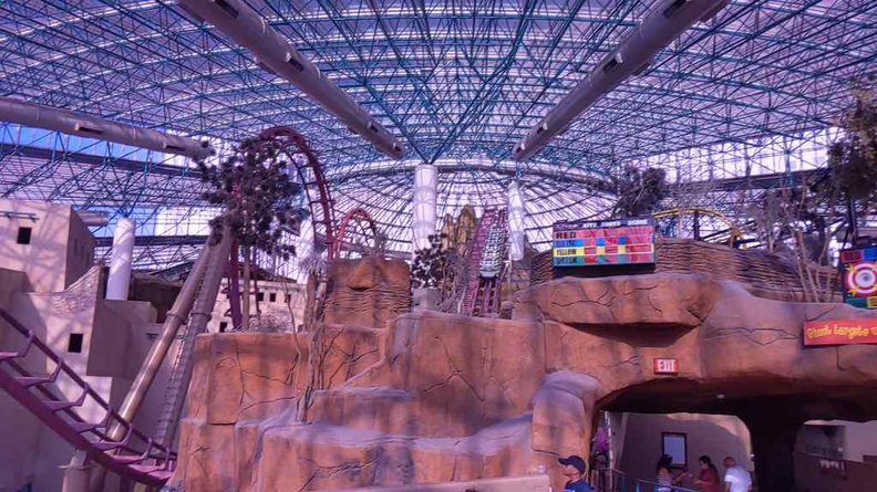 Overview of the entire 5-arce climate controlled Adventure dome