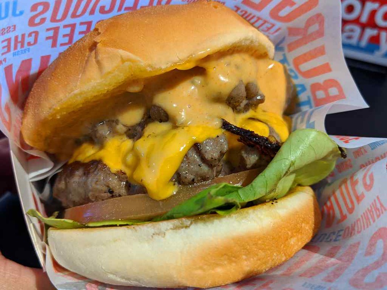 If you are really hungry, the Double Beef burger at $10.20 is a no-brainer