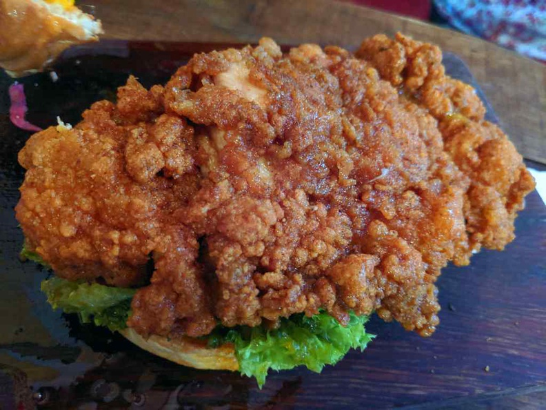 Their country fried chicken is really crispy on the exterior, without being too oily