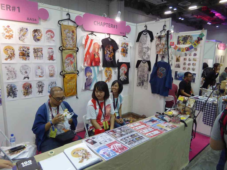 Stores such as Chapter one at the artist alley