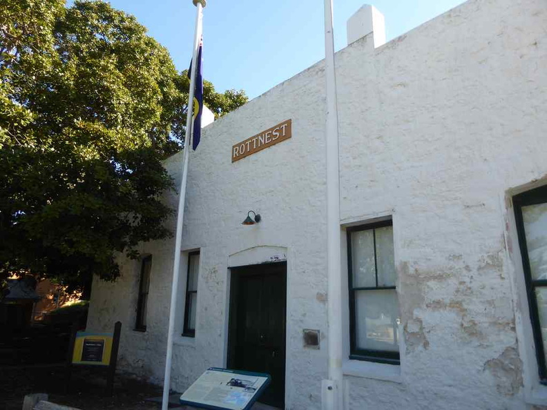 The inconspicuous Rottnest museum just off the settlement area