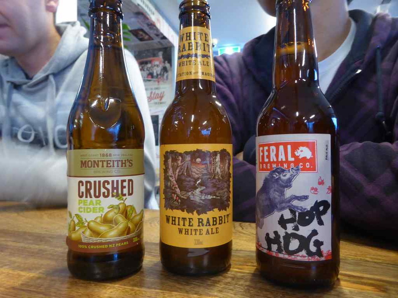 Some of the craft beer on offer