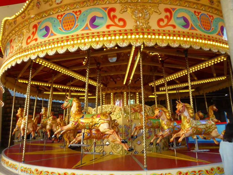The park carousel. In fully painted livery