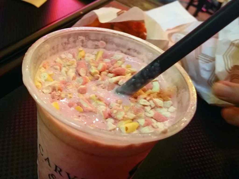 Their heavenly milkshakes with crumby bits