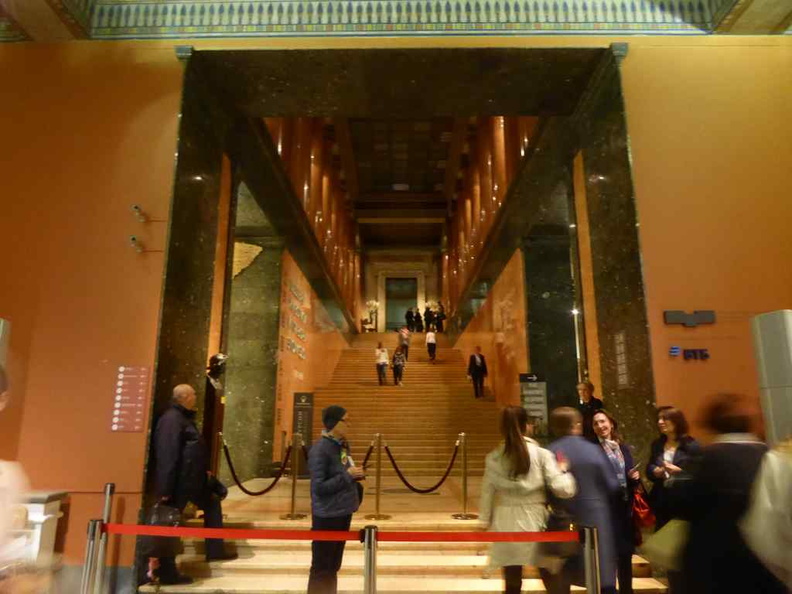 The front lobby and grand staircase