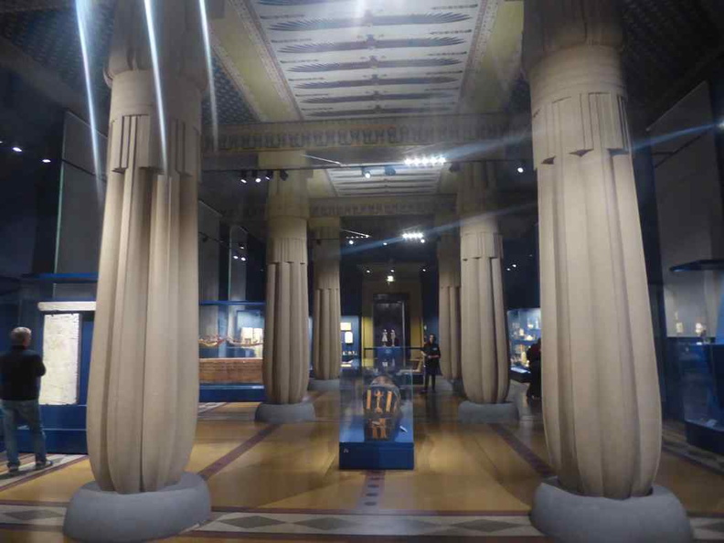 The Egyptian hall. This gallery sees a mix of large items such as sarcophagi and small ceremonial accessories. 