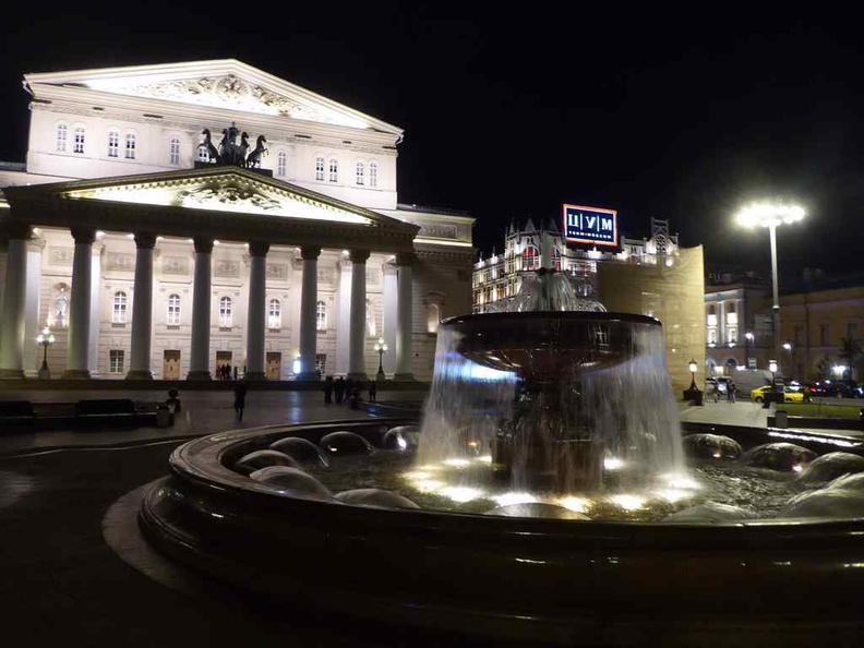 The Bolshoi Theater along Tretyakovsky Proyezd