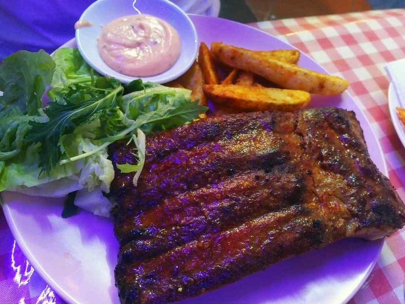  Pork Ribs, small portions, but still pack quite a punch. Best paired with a pizza side to make up for the small servings