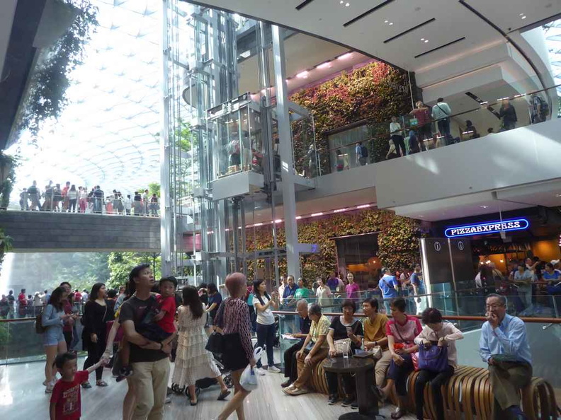  The inner shopping mall areas. They are managed by home-grown property developer Capitaland malls