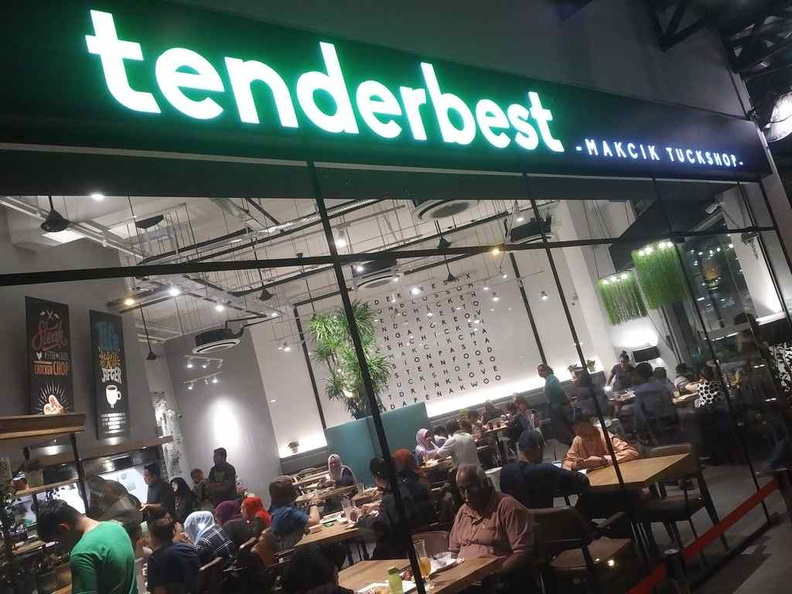 Welcome to Tenderbest. The restaurant shopfront. You can't miss it being located along a main road