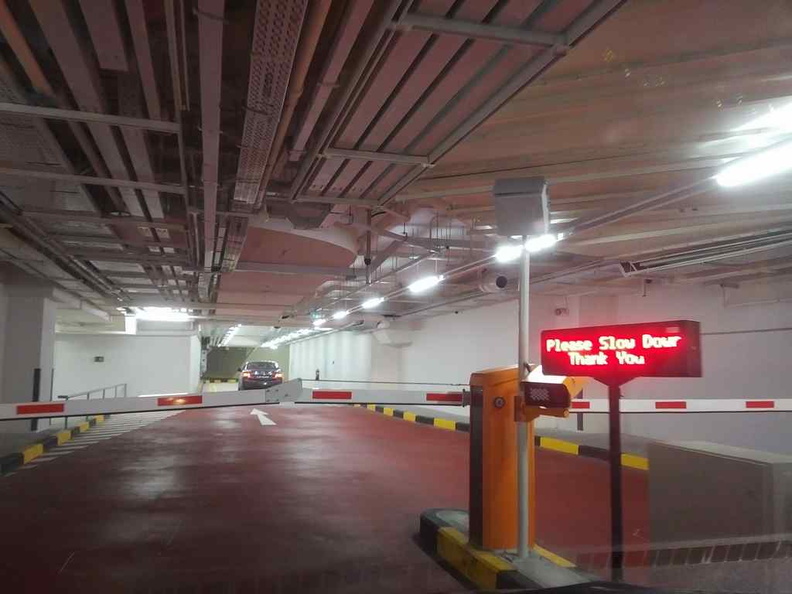 There is also a camera at the exit gantries which registers your exit from the carpark