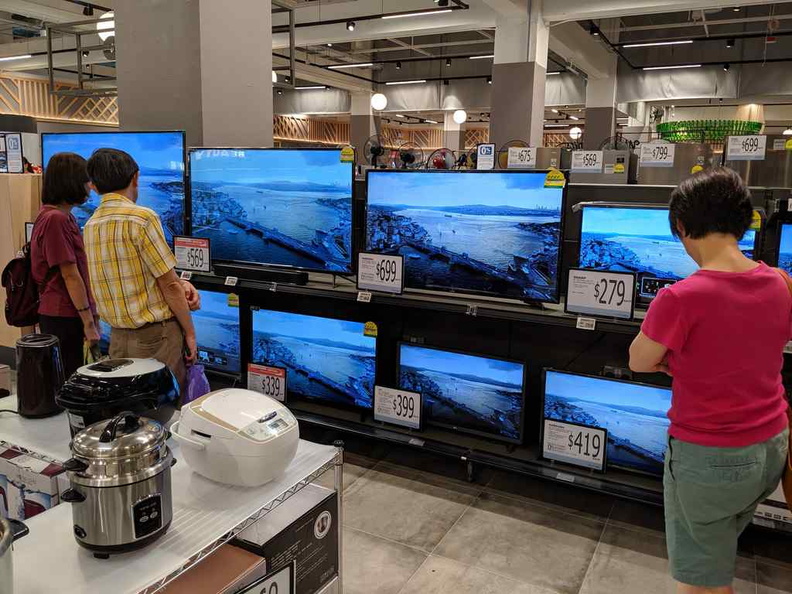 Fancy a new TV to go with your groceries? They got you all covered here