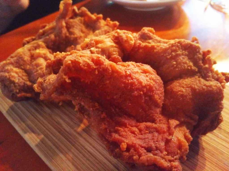 The fried chicken. Good in moderation but feels pretty oily after awhile