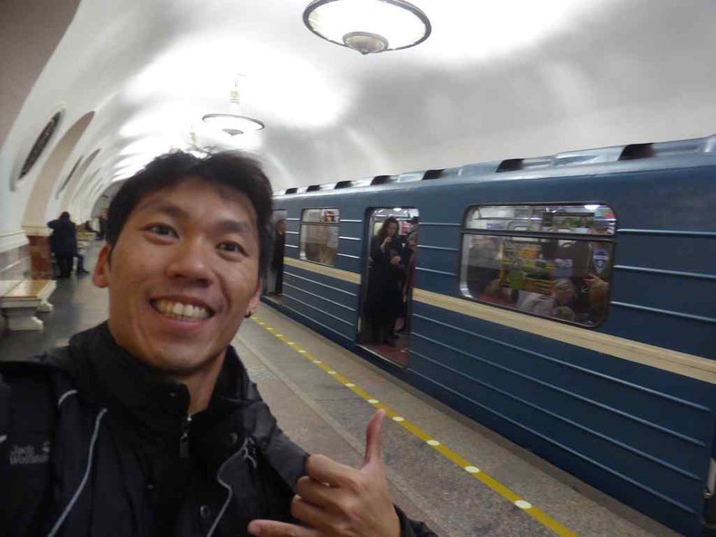 The St Petersburg metro runs like clockwork! Kudos to reliability