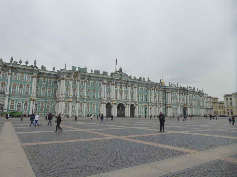 The State Hermitage museum on the Palace square.