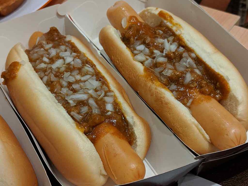 Classic coney dog, you can go wrong with that