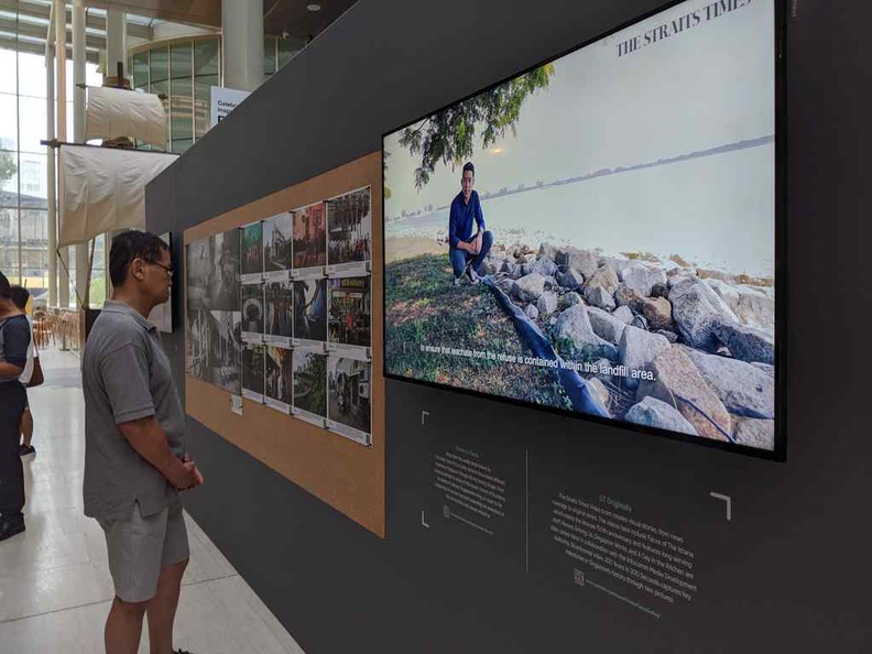 Print and video showcases of local Singapore photo journalism