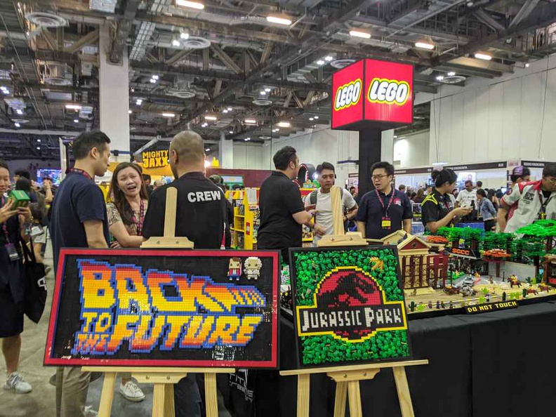 The Lego Booth, it is a favorite for kids and bargain hunters alike