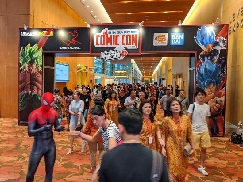 Singapore Comic Con. Here we are at the Sands Expo and Convention center again!