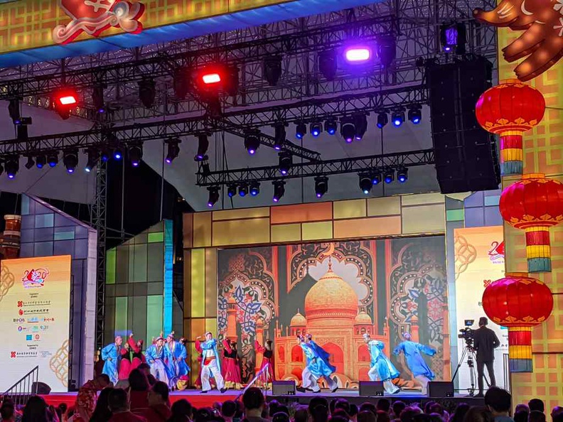 The even does daily shows comprising of Chinese dances, martial arts showcases and musical performances, and is open to all
