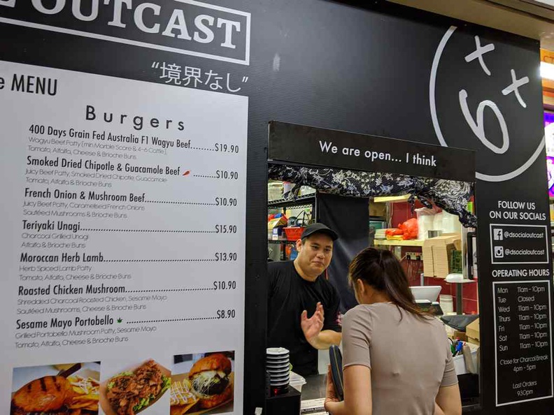 Welcome to Social outcast burgers at Tampines Street 22 at the void deck of Block 280