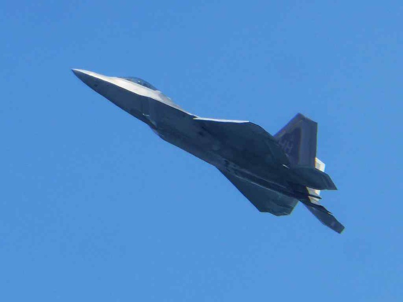 The F22 performance is one of the highlights, showcasing the capabilities of possibly the most most advanced 5th generation air-superiority fighter.