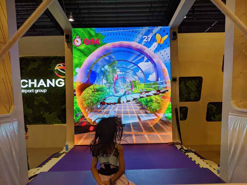 Changi group trampoline was a hit with kids and adults alike.