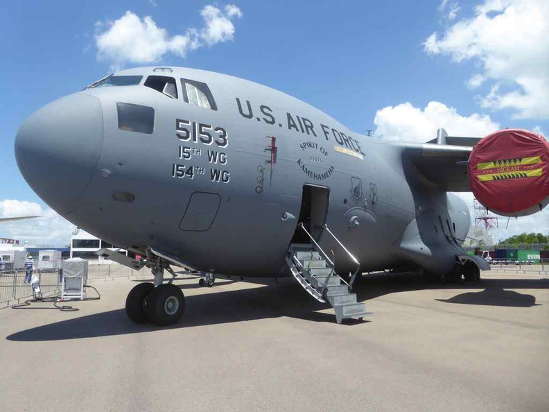 USAF C-17 Globemaster at the Singapore Airshow 2020